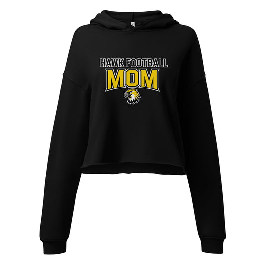 Performance | Cropped Hoodie | Cardinal Ohara Hawks | Football Mom Logo