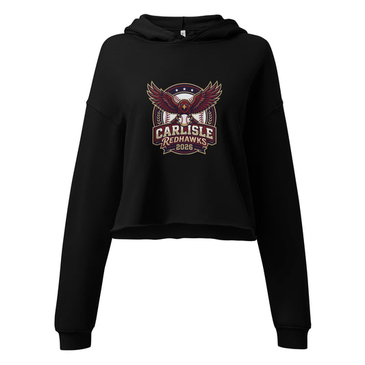 Performance | Cropped Hoodie | Carlisle Redhawks | Emblem Logo