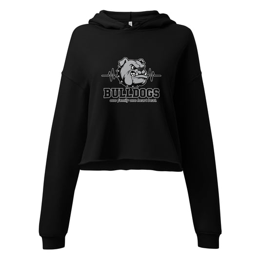 Performance | Cropped Hoodie | Celina Recreational Football Black | Bulldogs Crest Logo