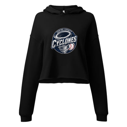 Performance | Cropped Hoodie | Centre County Cyclones | Badge Logo