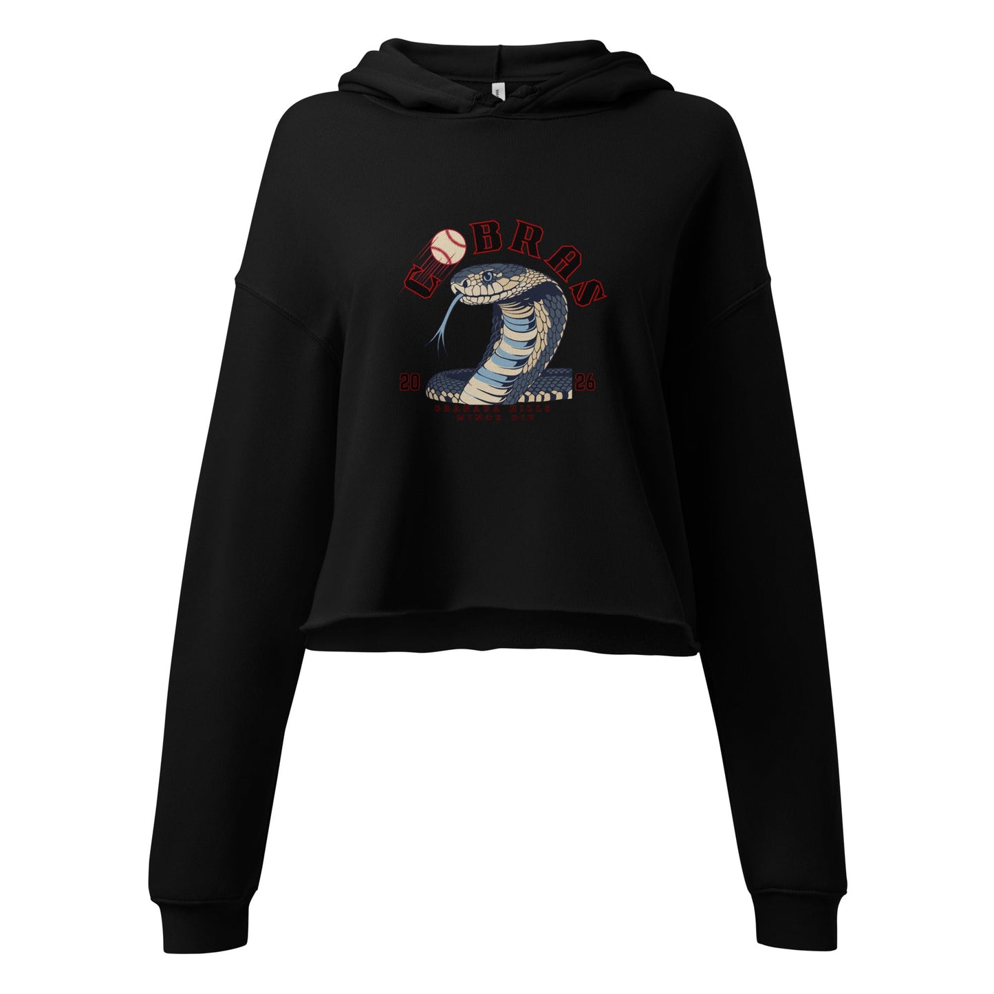 Performance | Cropped Hoodie | Cobras '26 | Minor Div Logo