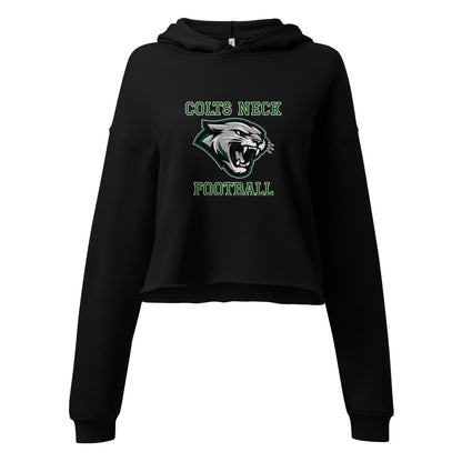 Performance | Cropped Hoodie | Colts Neck Cougars | Youth Tackle Football (AYF) | Green Predator Logo