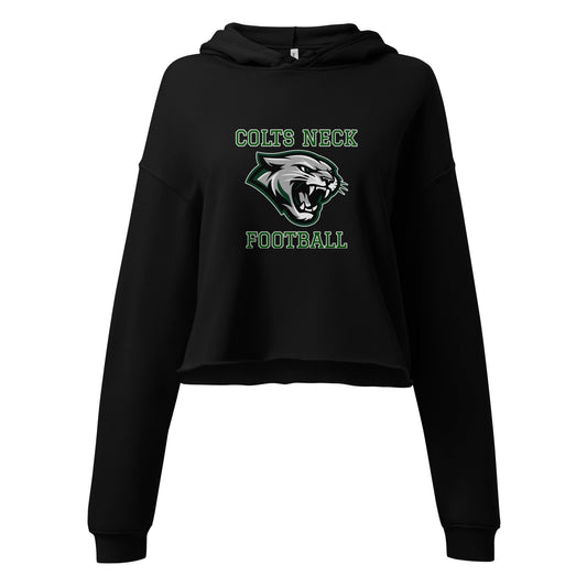 Performance | Cropped Hoodie | Colts Neck Cougars | Youth Tackle Football (AYF) | Green Predator Logo