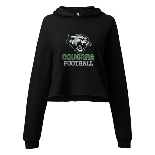 Performance | Cropped Hoodie | Colts Neck Cougars | Youth Tackle Football (AYF) | Strike Mascot Logo