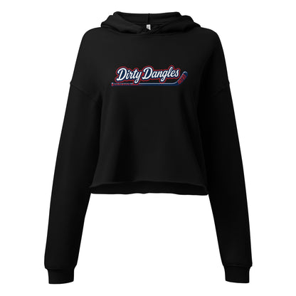 Performance | Cropped Hoodie | Dirty Dangles | Script Logo