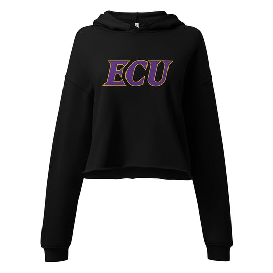 Performance | Cropped Hoodie | ECU Club Womens Lacrosse | Crest Logo