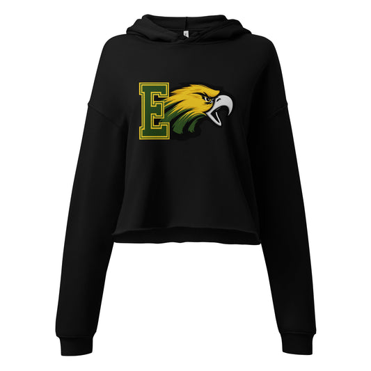 Performance | Cropped Hoodie | Evergreen Junior High | Mascot Logo