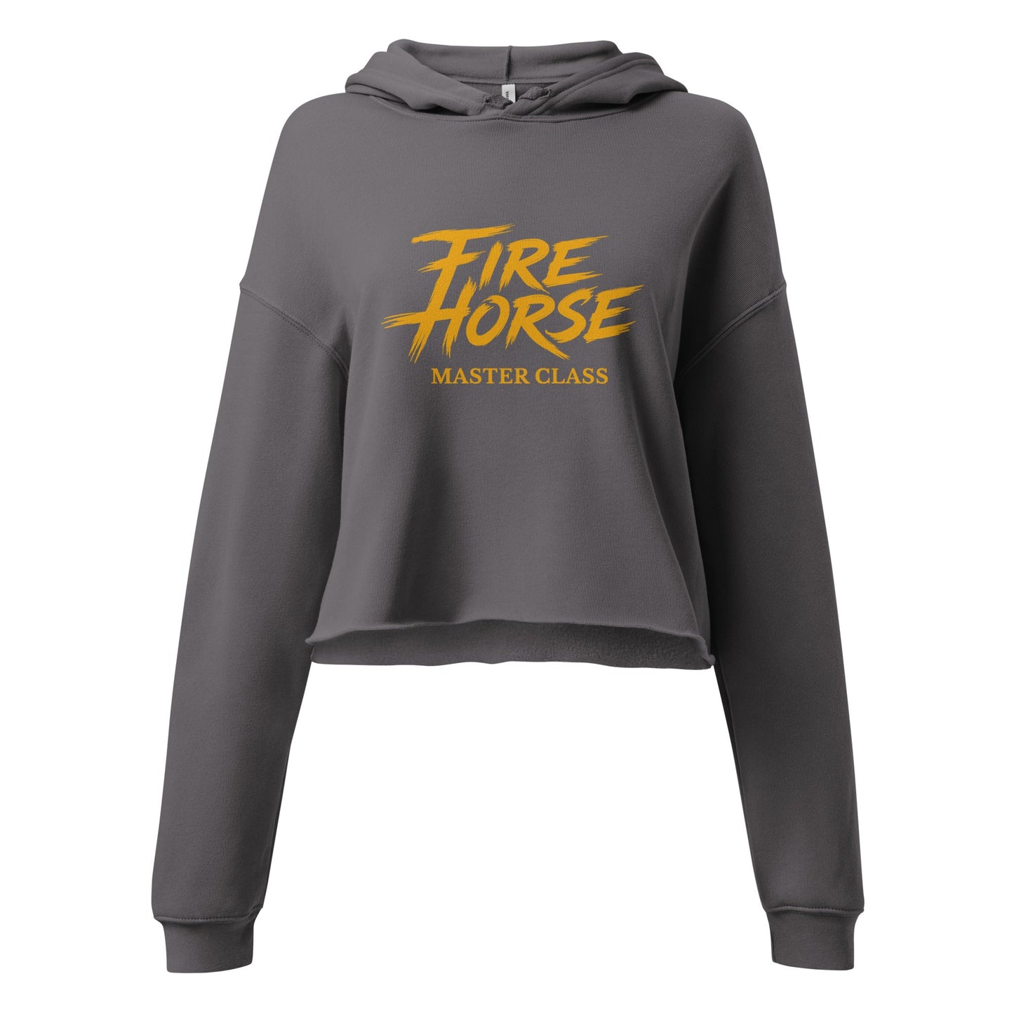 Performance | Cropped Hoodie | Fire Horse Masters | Modern Script Logo