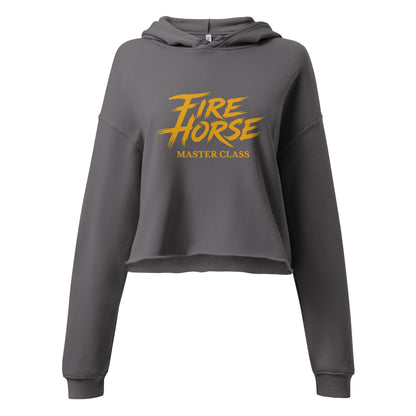 Performance | Cropped Hoodie | Fire Horse Masters | Modern Script Logo