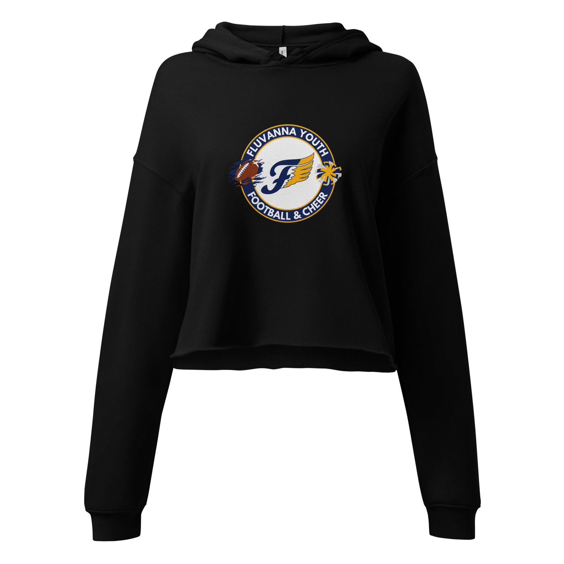 Performance | Cropped Hoodie | Fluvanna Youth Football and Cheer | Badge Logo