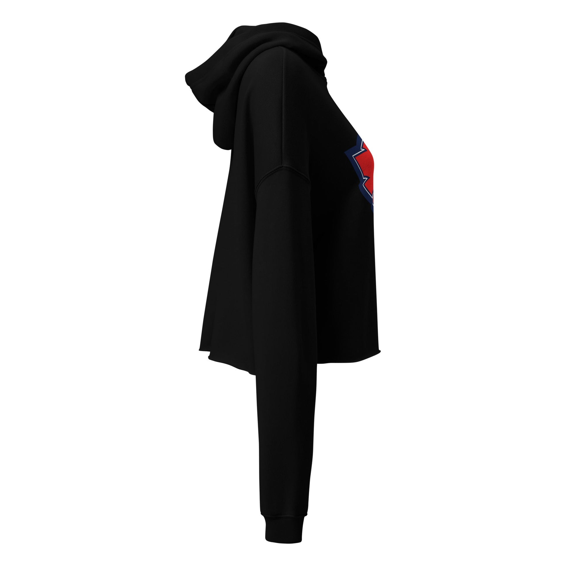 Performance | Cropped Hoodie | Frontier softball | Mascot Logo
