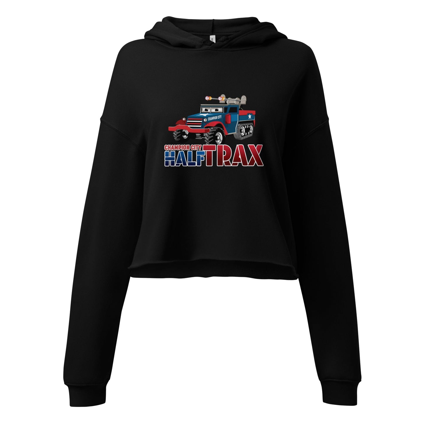 Performance | Cropped Hoodie | Half Trax Baseball | Mascot Logo