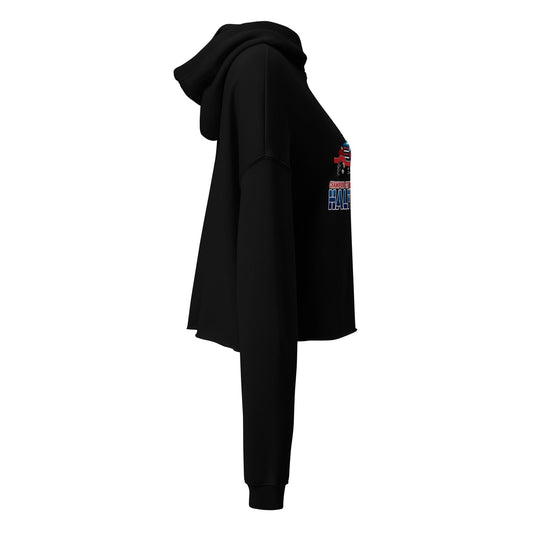 Performance | Cropped Hoodie | Half Trax Baseball | Mascot Logo