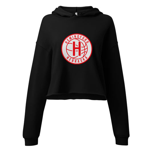 Performance | Cropped Hoodie | Hemingford Bobcats | Alt Badge Logo