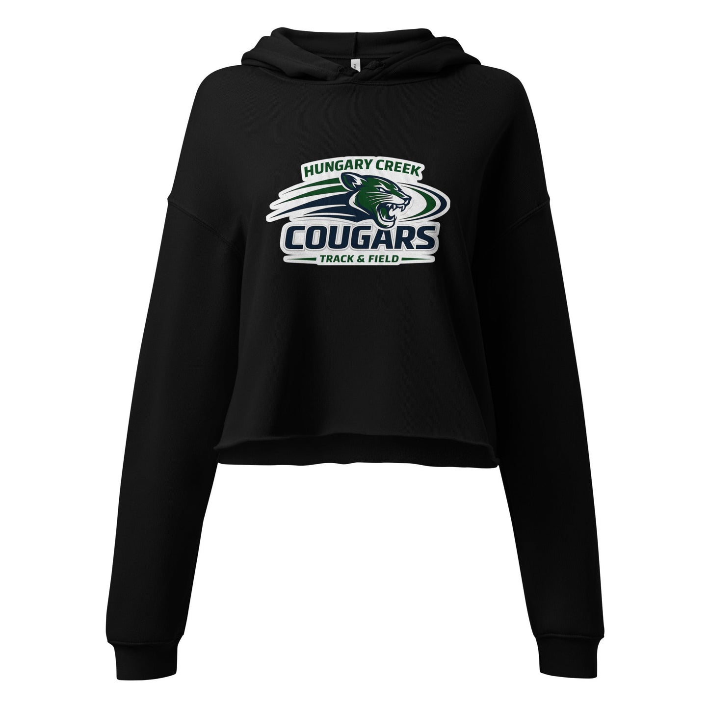 Performance | Cropped Hoodie | Hungary Creek Cougar | Modern Icon Logo