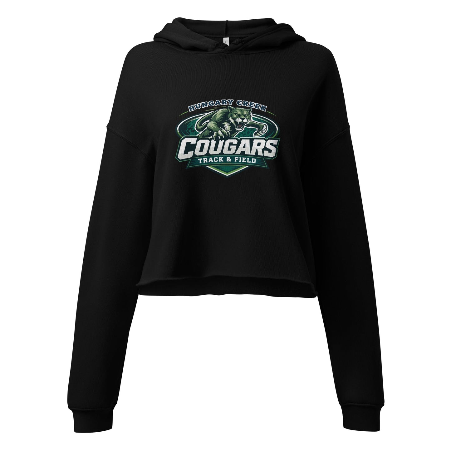Performance | Cropped Hoodie | Hungary Creek Cougar | Shield Logo
