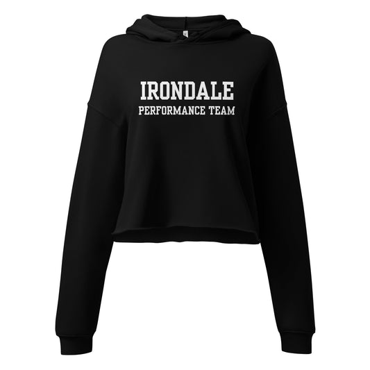 Performance | Cropped Hoodie | Irondale Dance Team | Script Logo
