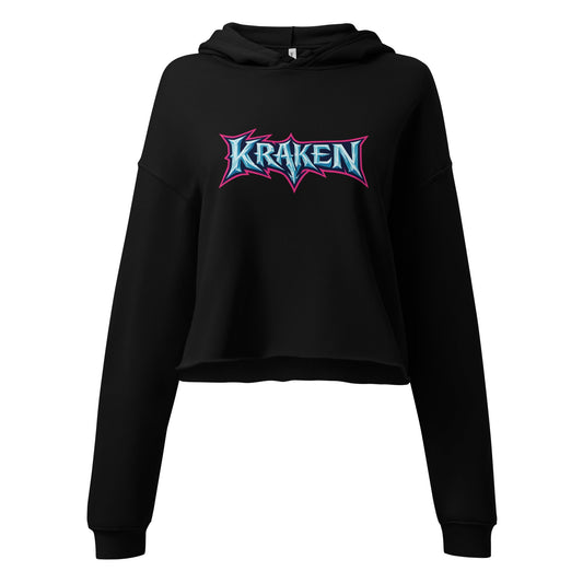 Performance | Cropped Hoodie | Kraken Fastpitch | Script Logo