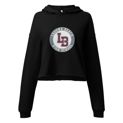 Performance | Cropped Hoodie | Laguna Beach High School Wrestling | Badge Logo