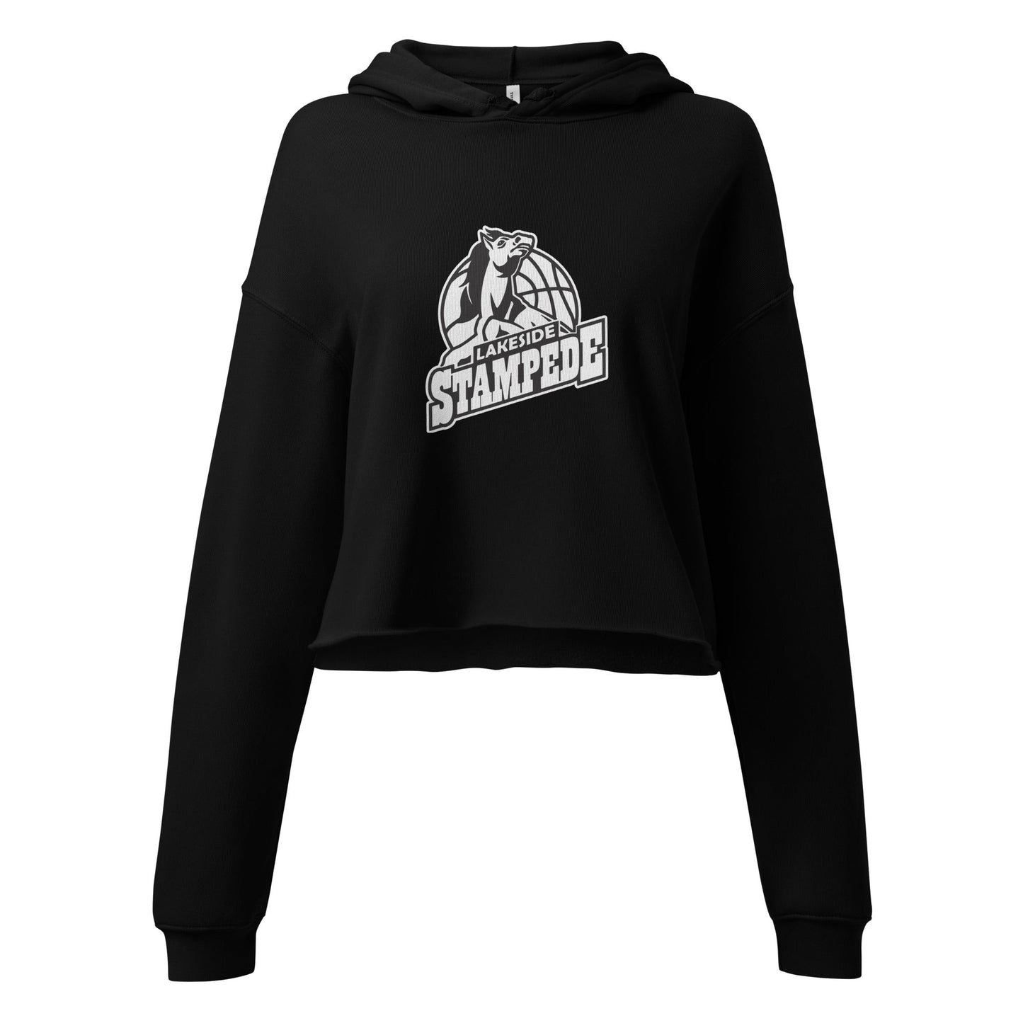 Performance | Cropped Hoodie | Lakeside Stampede | Basketball Mascot Logo