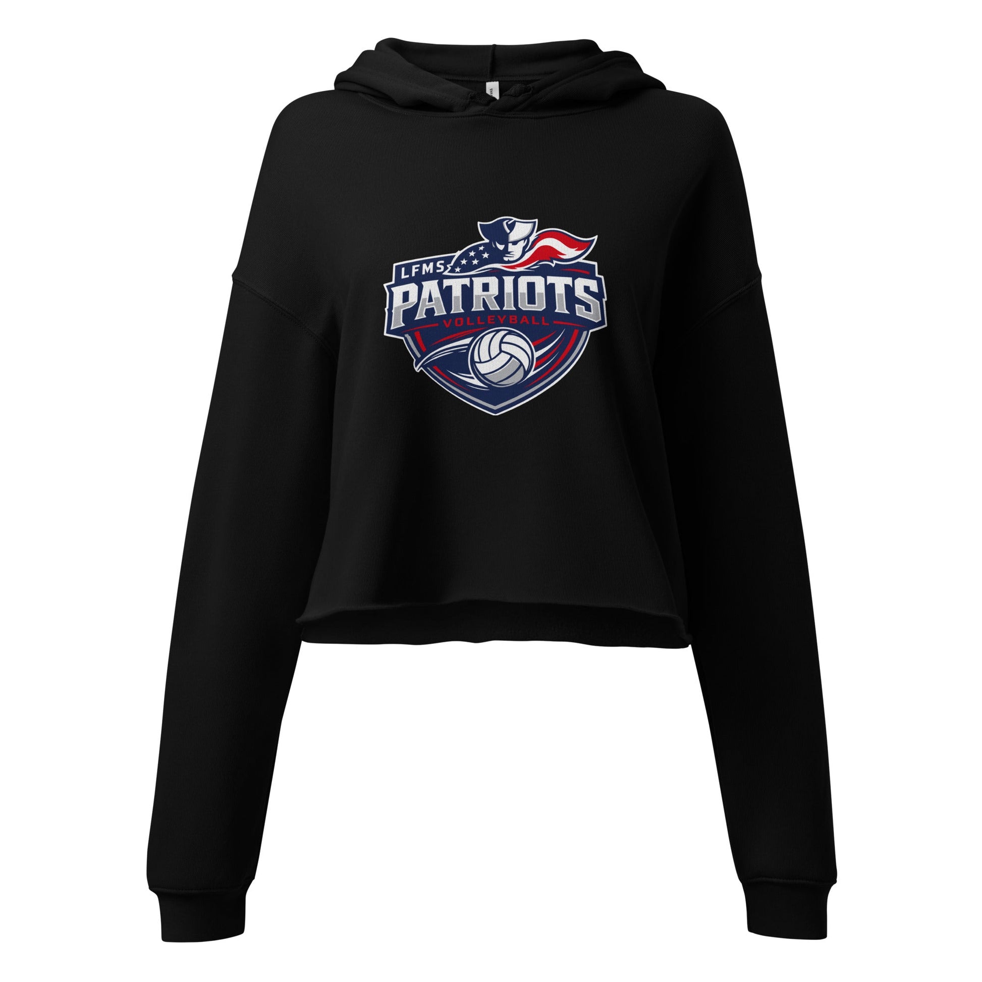 Performance | Cropped Hoodie | LFMS Athletics | Patriots Volleyball Logo