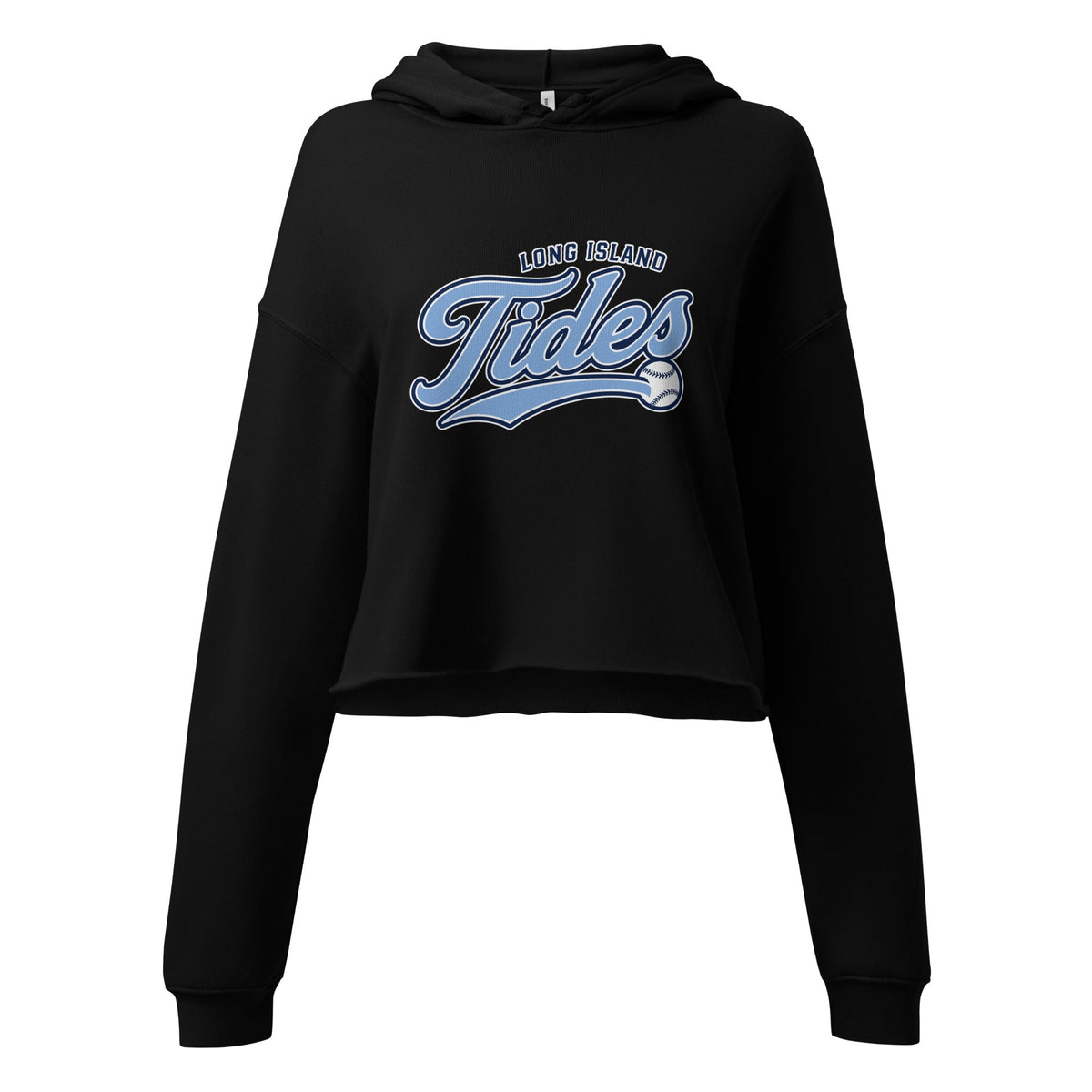 Performance | Cropped Hoodie | Long Island Tides Baseball | Athletics Logo