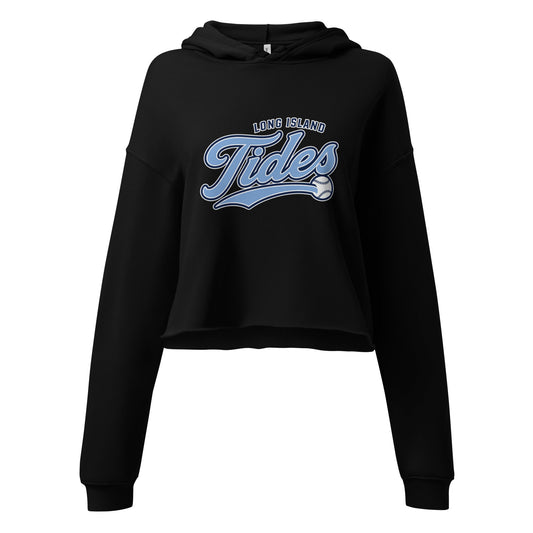Performance | Cropped Hoodie | Long Island Tides Baseball | Athletics Logo