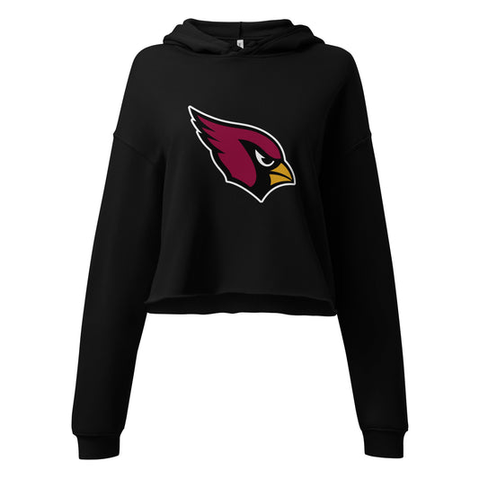Performance | Cropped Hoodie | Lowell W Lacrosse | Redwing Mascot Logo