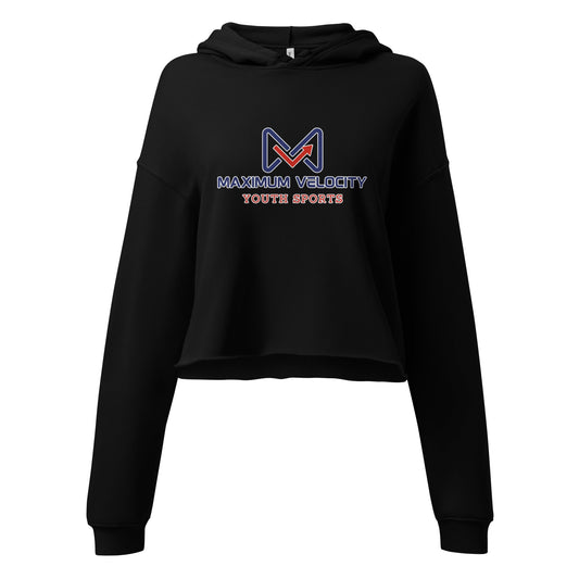 Performance | Cropped Hoodie | Maximum Velocity Youth Sports | Emblem Logo