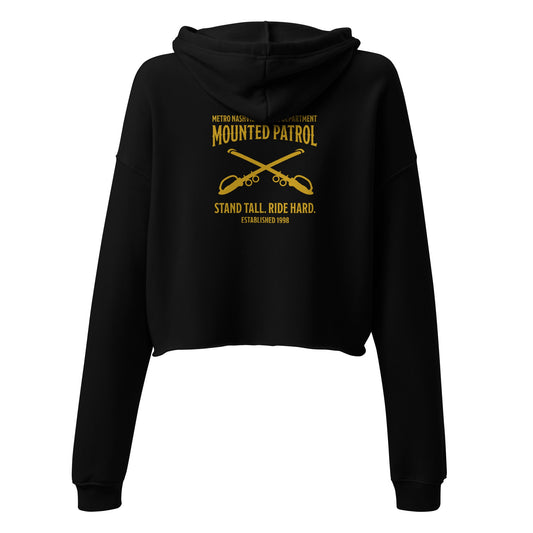 Performance | Cropped Hoodie | Metro Nashville Police Department Horse Mounted Patrol | Stand Tall Logo