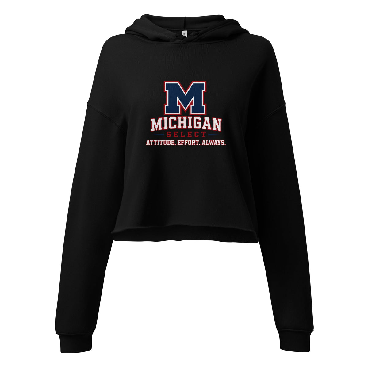 Performance | Cropped Hoodie | Michigan Select Baseball | Crest Logo