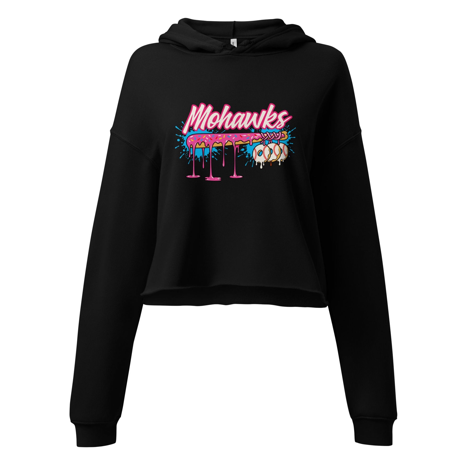 Performance | Cropped Hoodie | Mohawks | Pink Batters Logo