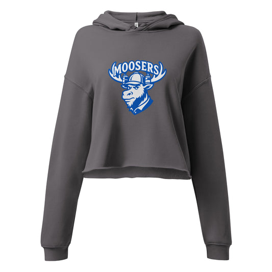 Performance | Cropped Hoodie | Moosers | Mascot Logo