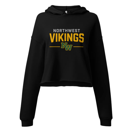 Performance | Cropped Hoodie | Northwest High School | Vikings Logo
