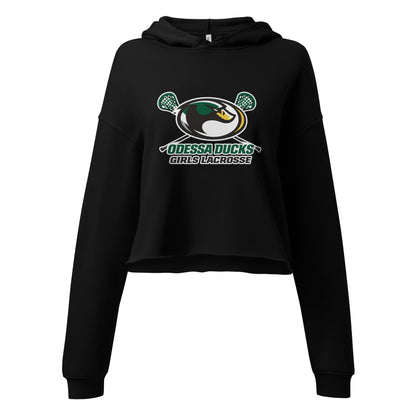 Performance | Cropped Hoodie | Odessa Girls Lacrosse | Duck Sticks Logo