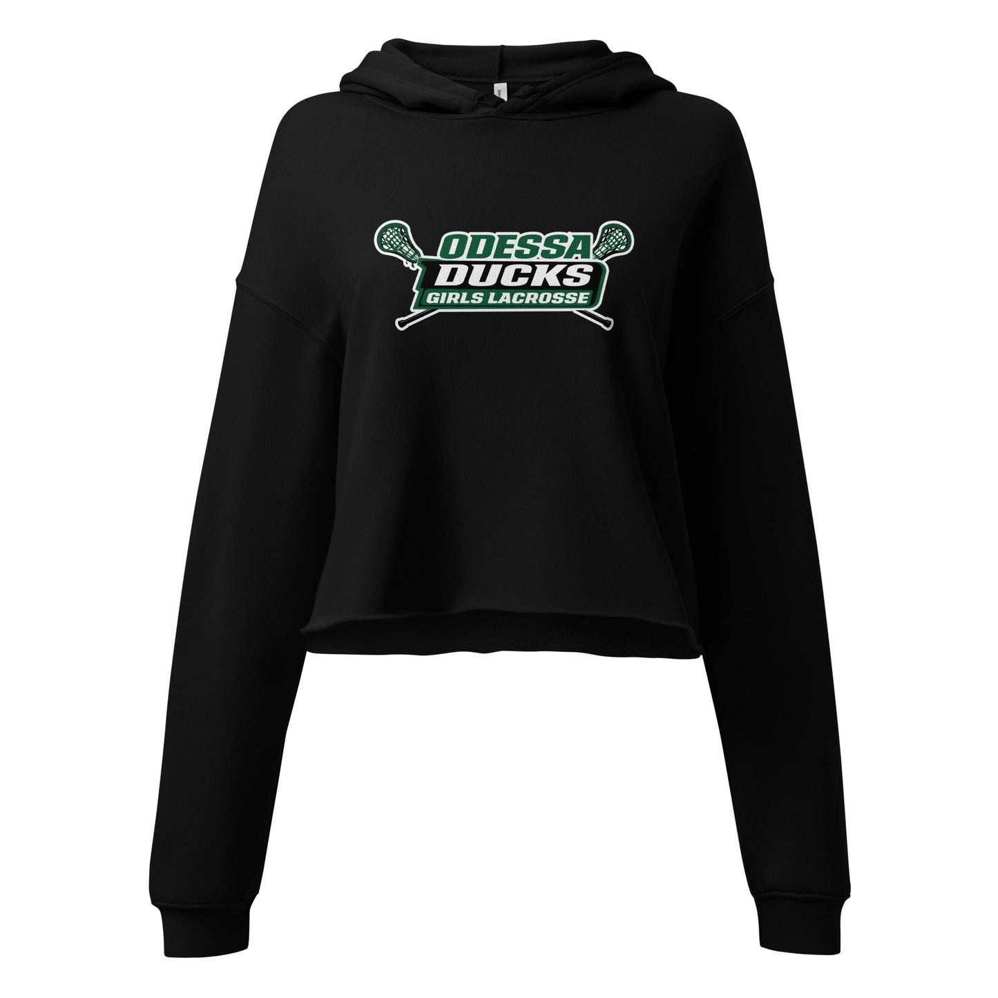 Performance | Cropped Hoodie | Odessa Girls Lacrosse | Girls LAX Logo