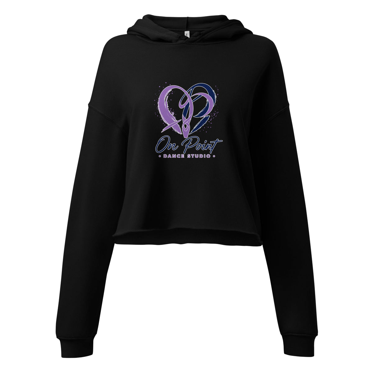 Performance | Cropped Hoodie | On Point Dance Studio | Crest Logo
