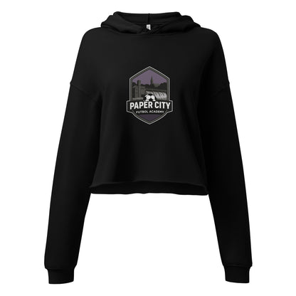 Performance | Cropped Hoodie | Paper City Futbol Academy | Vanguard Shield Logo