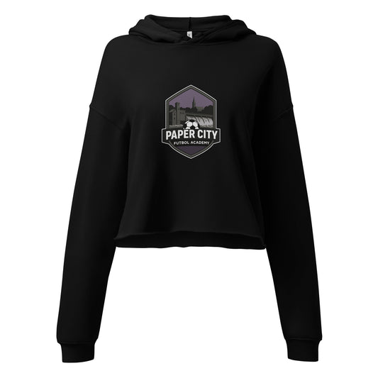 Performance | Cropped Hoodie | Paper City Futbol Academy | Vanguard Shield Logo
