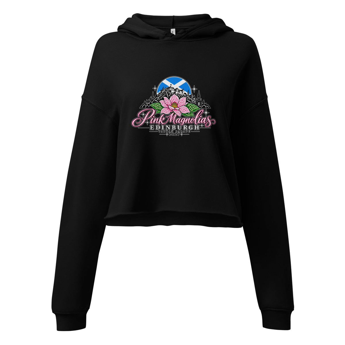 Performance | Cropped Hoodie | Pink Magnolias Dance | Vanguard Logo