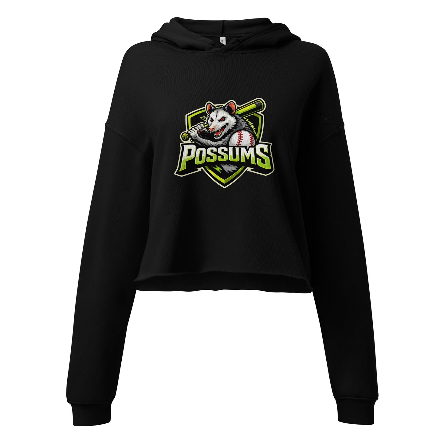 Performance | Cropped Hoodie | Possums | Mascot Logo