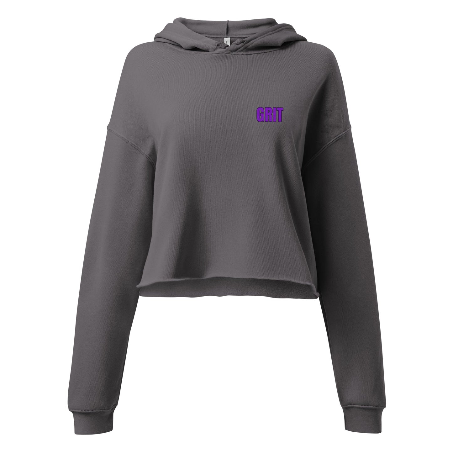 Performance | Cropped Hoodie | Pure Grit Softball | Purple Logo