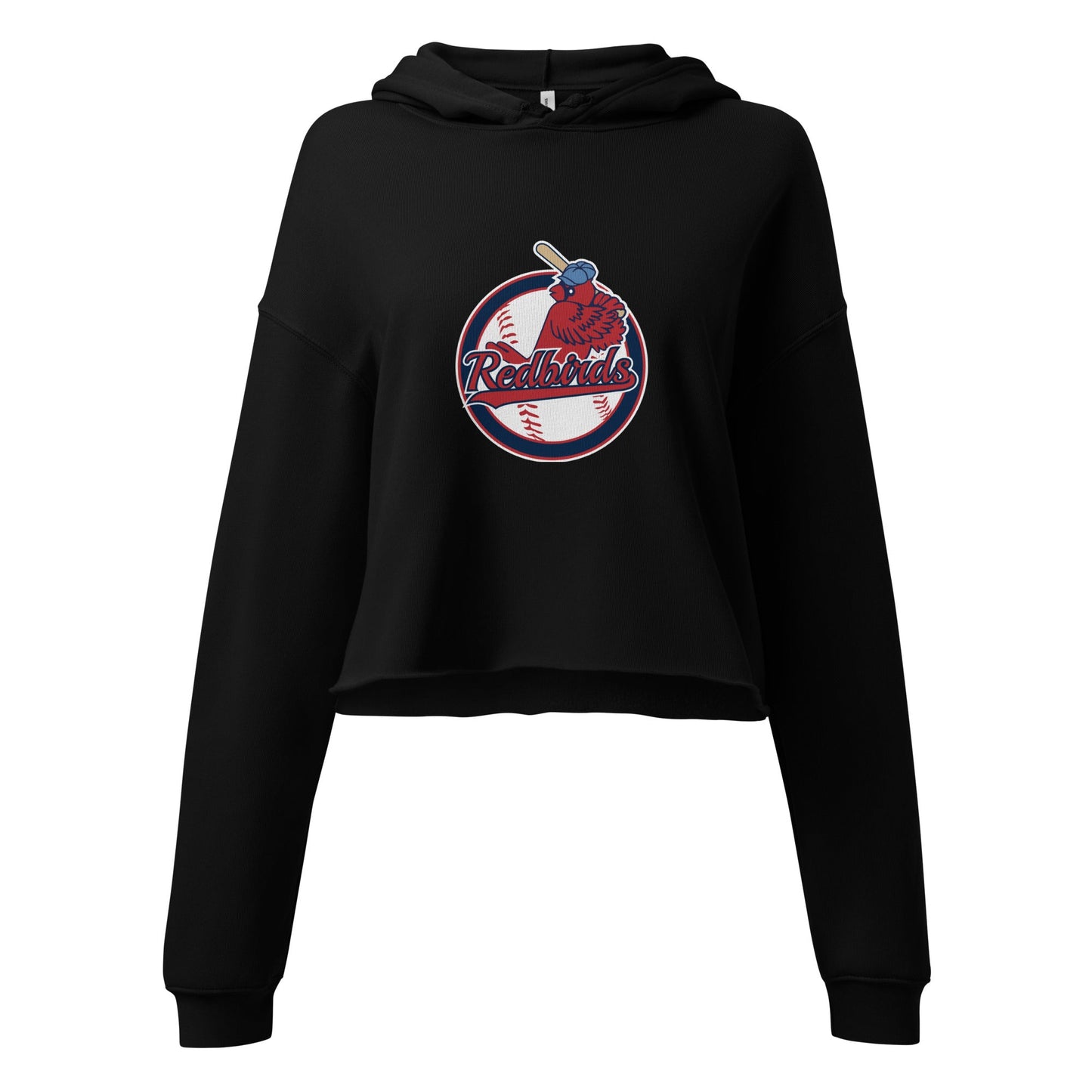 Performance | Cropped Hoodie | Redbirds | Vintage Badge Logo