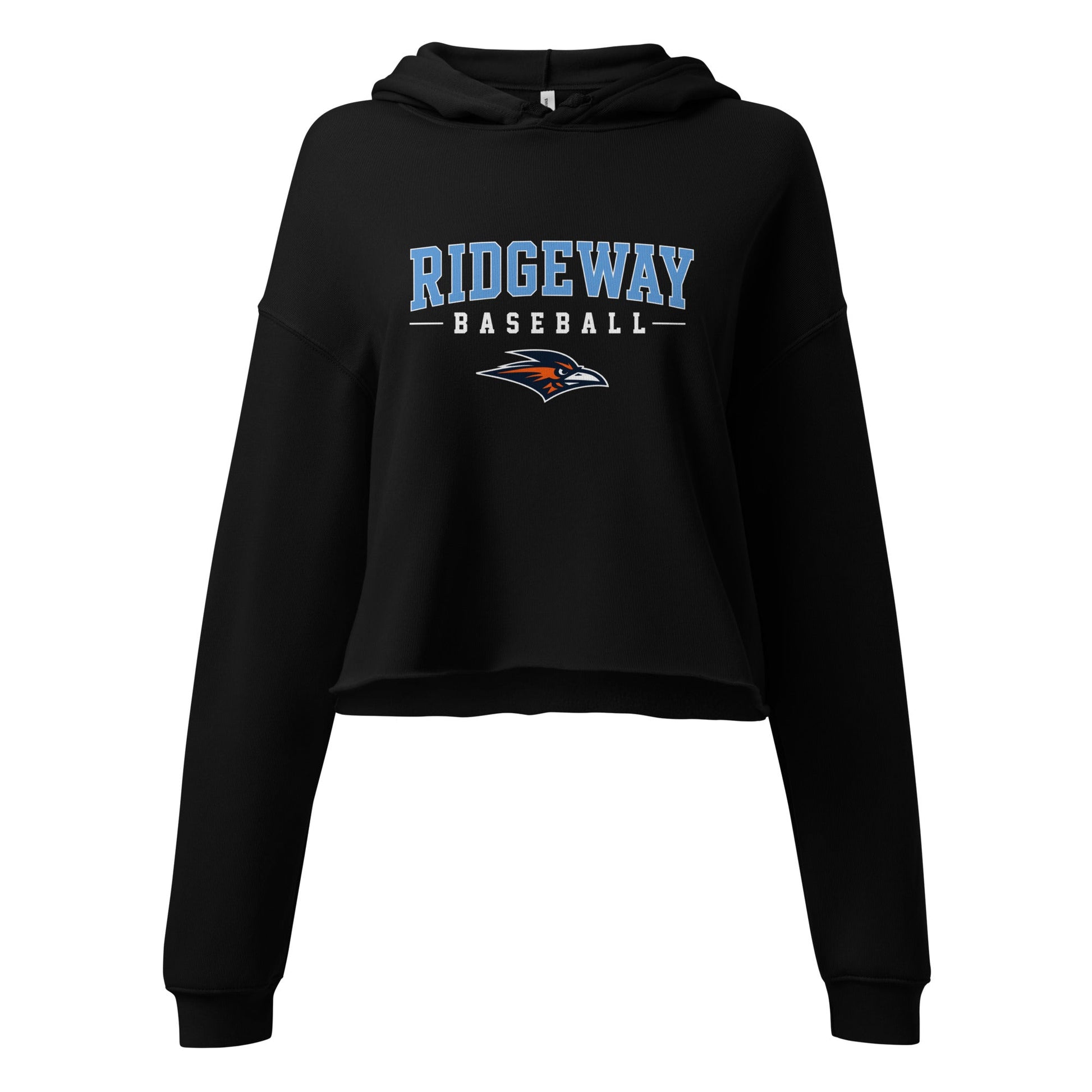 Performance | Cropped Hoodie | Ridgeway High School Baseball | Athletics Logo