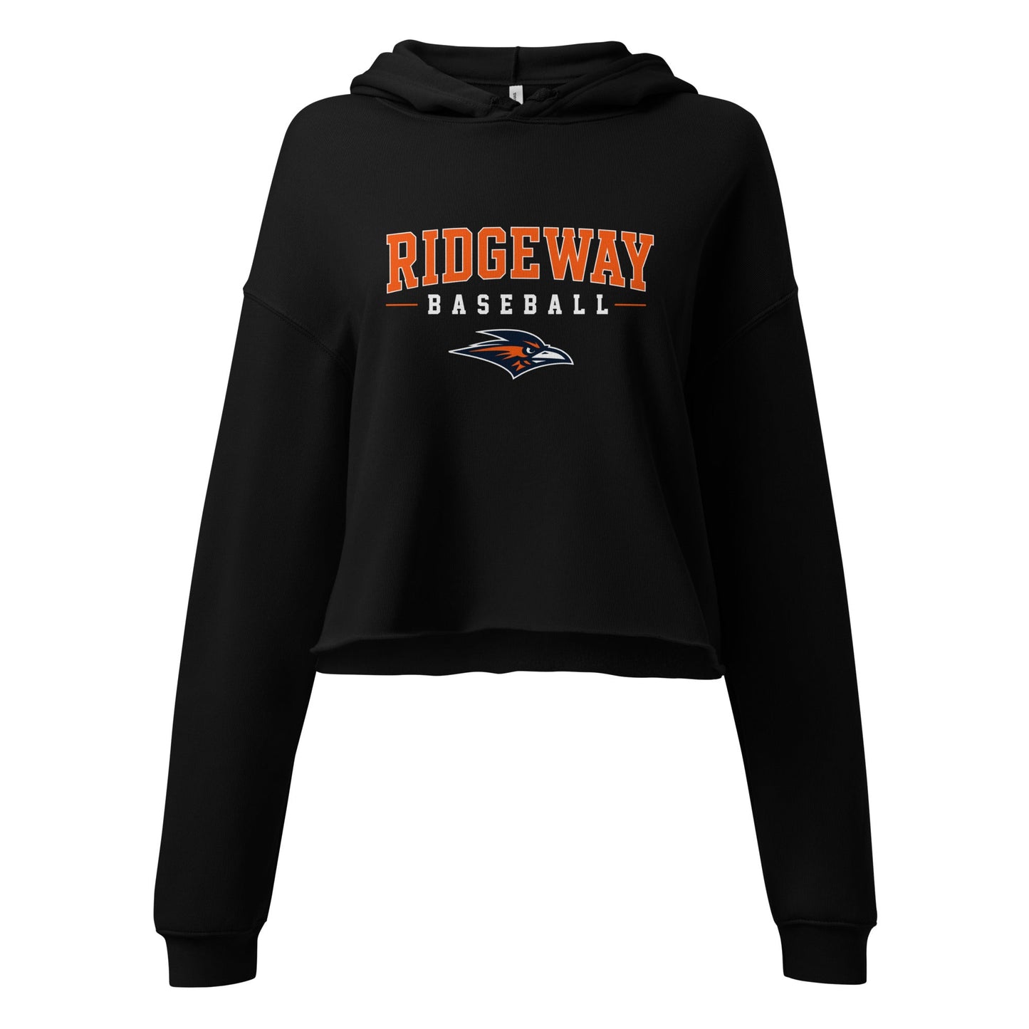 Performance | Cropped Hoodie | Ridgeway High School Baseball | Emblem Logo