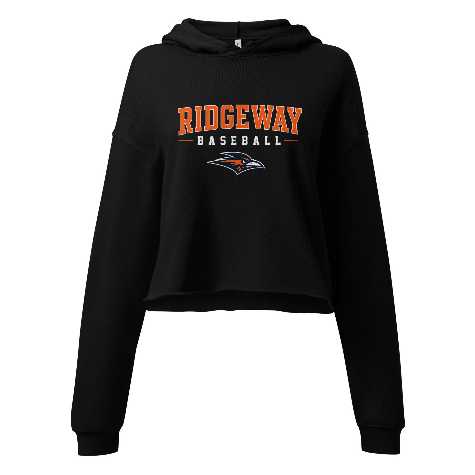 Performance | Cropped Hoodie | Ridgeway High School Baseball | Emblem Logo