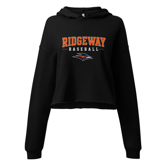 Performance | Cropped Hoodie | Ridgeway High School Baseball | Emblem Logo