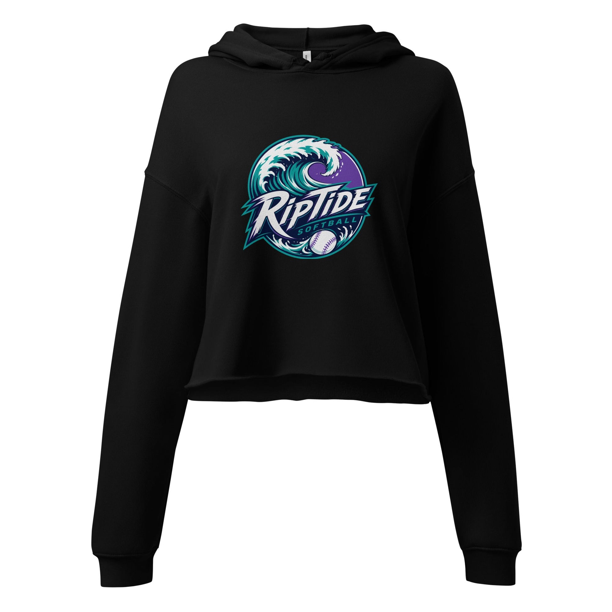 Performance | Cropped Hoodie | RipTide Softball | Emblem Logo