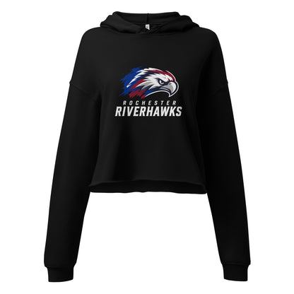 Performance | Cropped Hoodie | Rochester Riverhawks | Emblem Logo