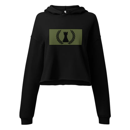Performance | Cropped Hoodie | Rook Defense Solutions | Apex Castle Logo